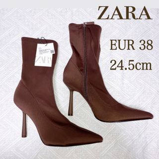 ZARA - ZARA ゴールドブーツ38新品未使用 の通販 by たまちゃん437's