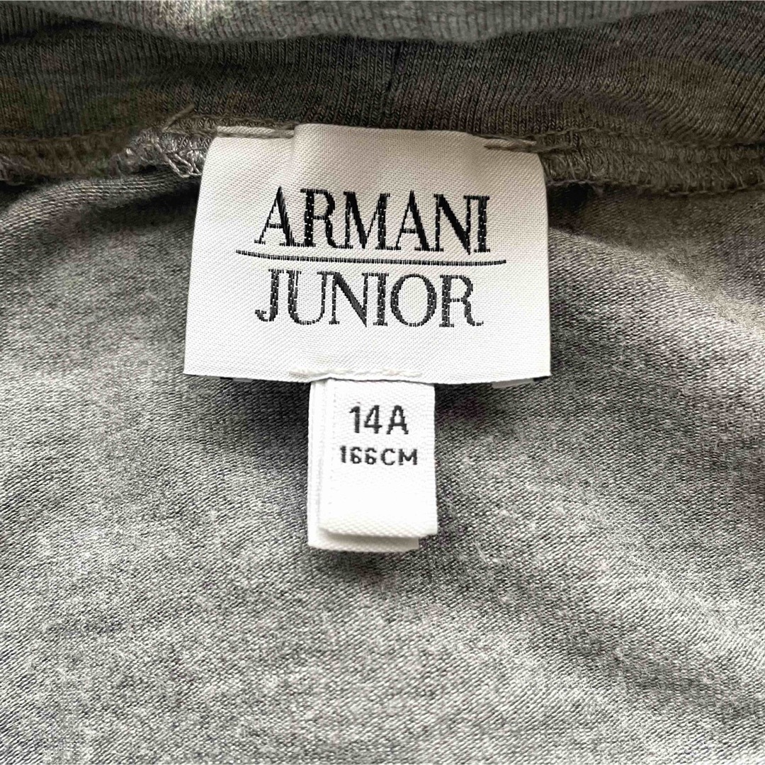 ARMANI JUNIOR(アルマーニ ジュニア)の【希少】アルマーニジュニア　タートルネックニットワンピース　グレー キッズ/ベビー/マタニティのキッズ服女の子用(90cm~)(ワンピース)の商品写真