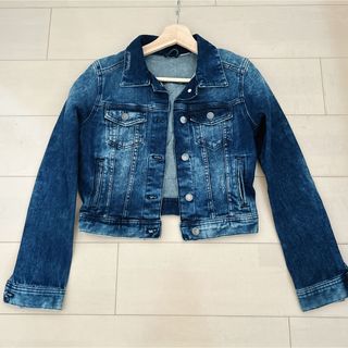 エイチアンドエム(H&M)の美品　デニムジャケット インディゴブルー ジャケット アウター(Gジャン/デニムジャケット)