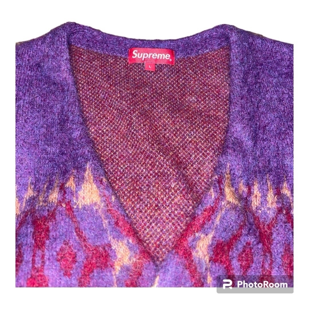 Supreme(シュプリーム)のSupreme 22AW Abstract Stripe Cardigan メンズのトップス(カーディガン)の商品写真