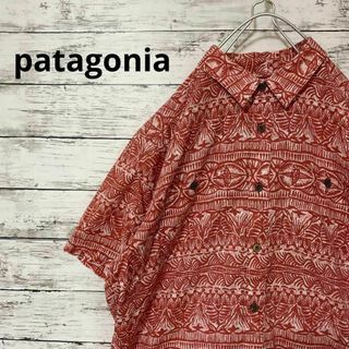 パタゴニア(patagonia)のpatagonia 総柄半袖シャツ お洒落 入手困難 激レア 人気 アウトドア(シャツ)