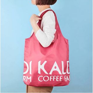 カルディ(KALDI)の【オンラインストア完売‼️】KALDI カルディ エコバッグ　スモーキーピンク🩷(エコバッグ)