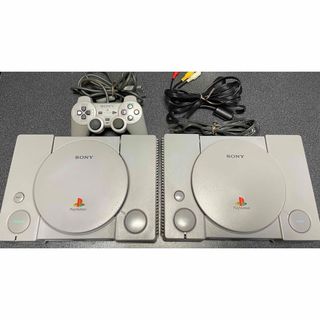 プレイステーション(PlayStation)のプレステ　PS1本体　SCPH-5000.7000セット(家庭用ゲーム機本体)