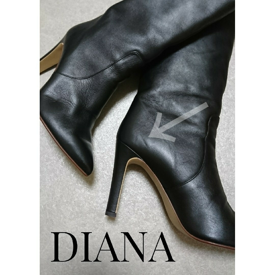 DIANA(ダイアナ)のDIANA ルーズシルエットロングブーツ レディースの靴/シューズ(ブーツ)の商品写真