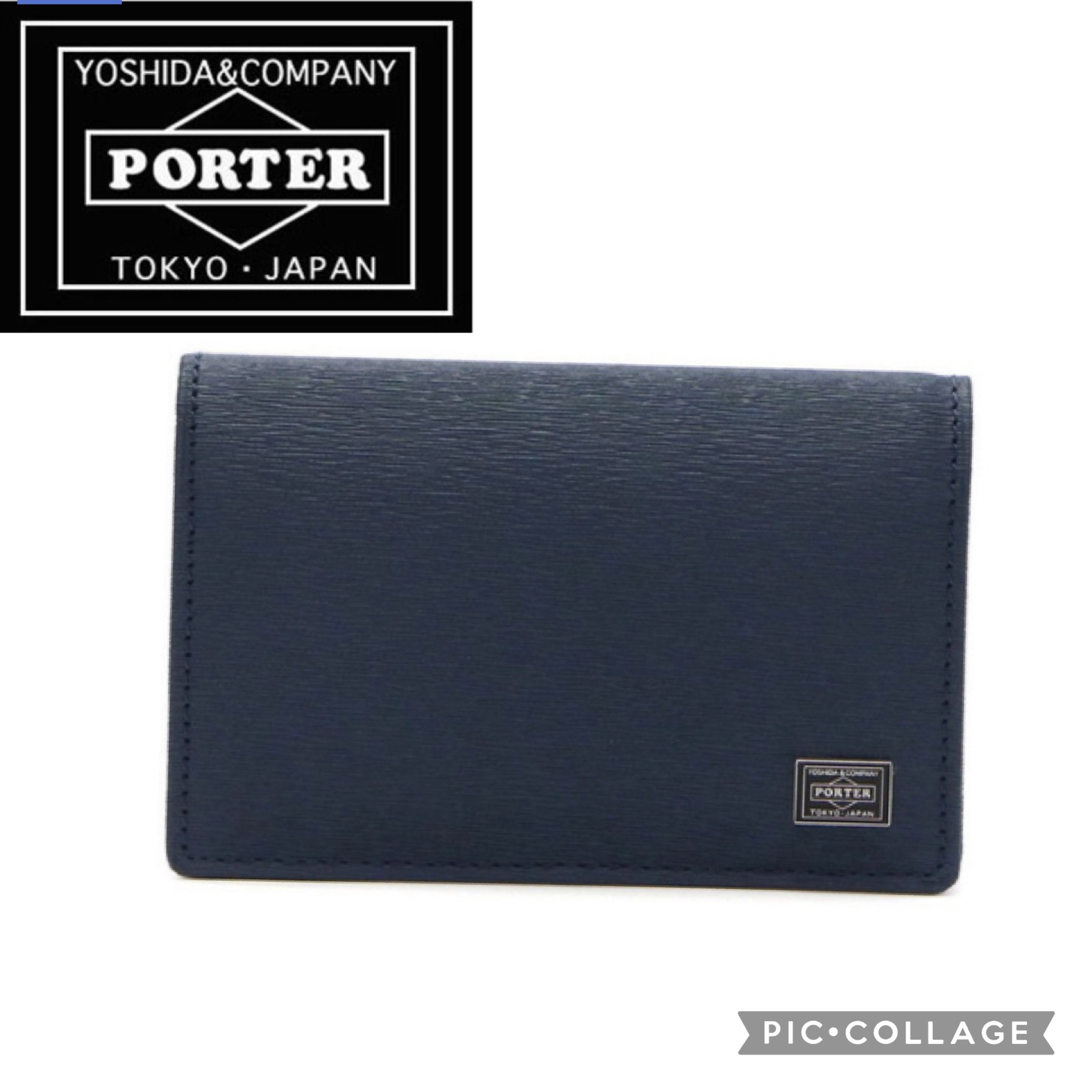 PORTER(ポーター)の【新品未使用】Porter Current Cardcase 名刺入れ ネイビー メンズのファッション小物(名刺入れ/定期入れ)の商品写真