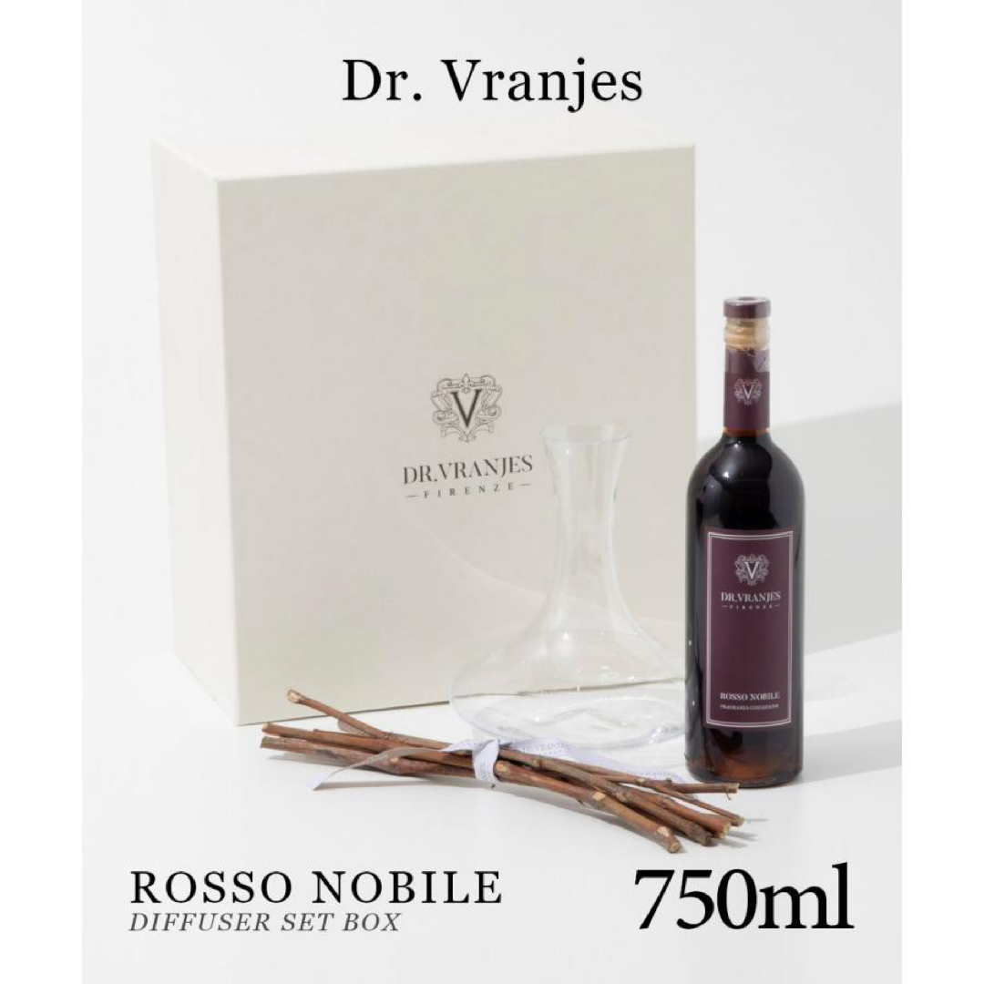 DR. VRANJES(ドットールヴラニエス)のドットール・ヴラニエス  ロッソノービレ ディフューザー 750mL  コスメ/美容のリラクゼーション(アロマディフューザー)の商品写真