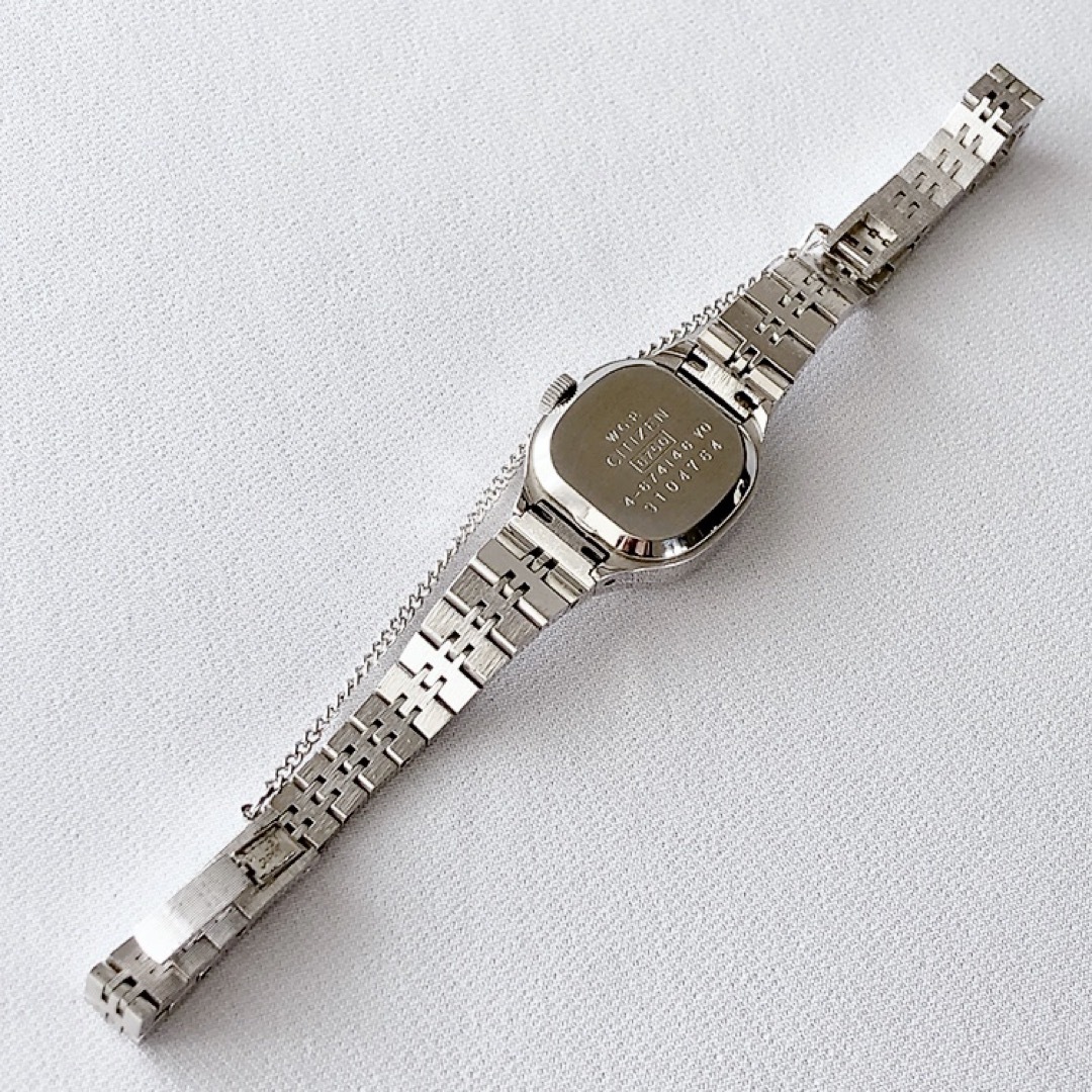 CITIZEN(シチズン)のCITIZEN 23石　レディース手巻き腕時計　稼動品　グリーン レディースのファッション小物(腕時計)の商品写真