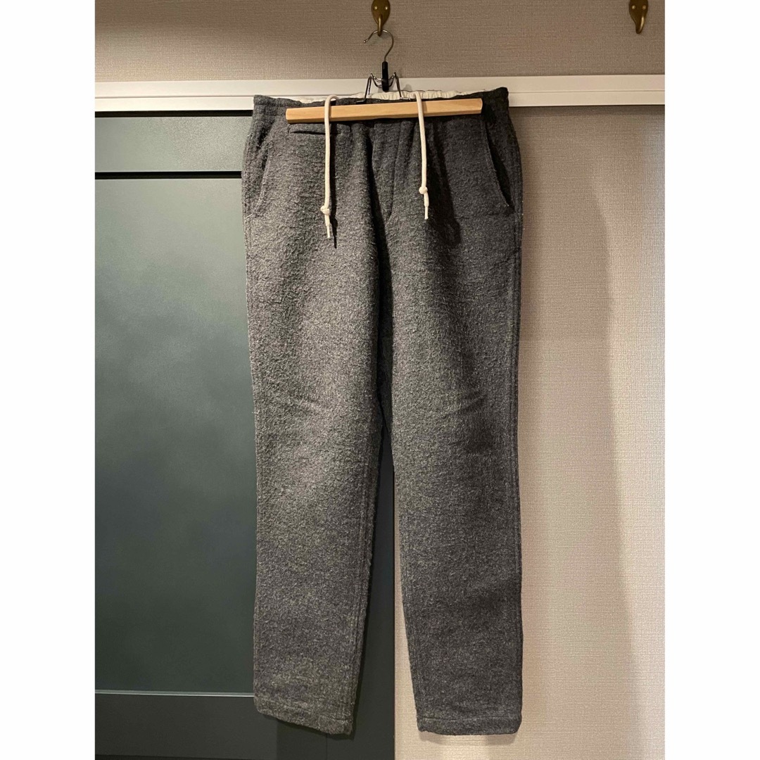 BEAMS(ビームス)のサイズ1 Sanca Wool / Sweat Pants ウールイージーパンツ メンズのパンツ(ワークパンツ/カーゴパンツ)の商品写真