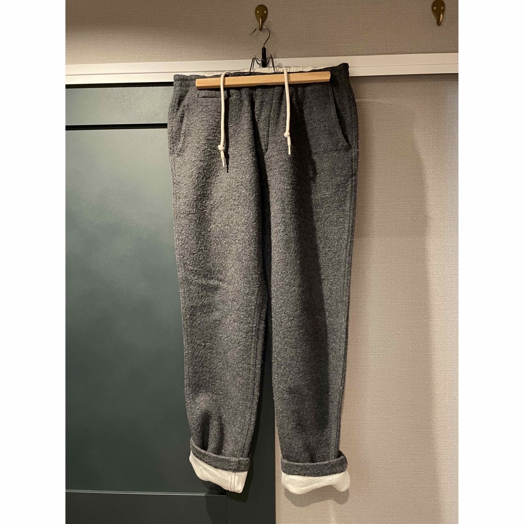 BEAMS(ビームス)のサイズ1 Sanca Wool / Sweat Pants ウールイージーパンツ メンズのパンツ(ワークパンツ/カーゴパンツ)の商品写真