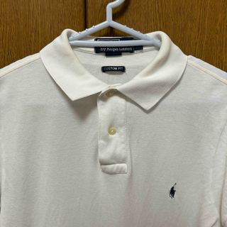 ポロラルフローレン(POLO RALPH LAUREN)のラルフローレン【M】ポロシャツ フロントボタン ポニー スリット ワンポイント(ポロシャツ)