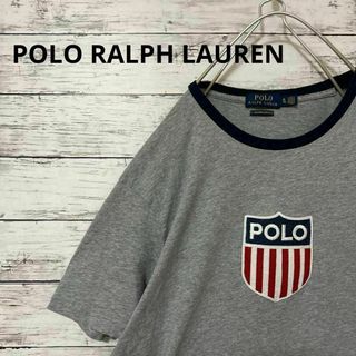 ポロラルフローレン(POLO RALPH LAUREN)のPOLO RALPH LAUREN リンガーT エンプレム ワッペン 人気(Tシャツ/カットソー(半袖/袖なし))