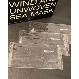 ウィンダンシー(WIND AND SEA)のウィンダンシー　不織布マスク　WIND AND SEA 黒(その他)