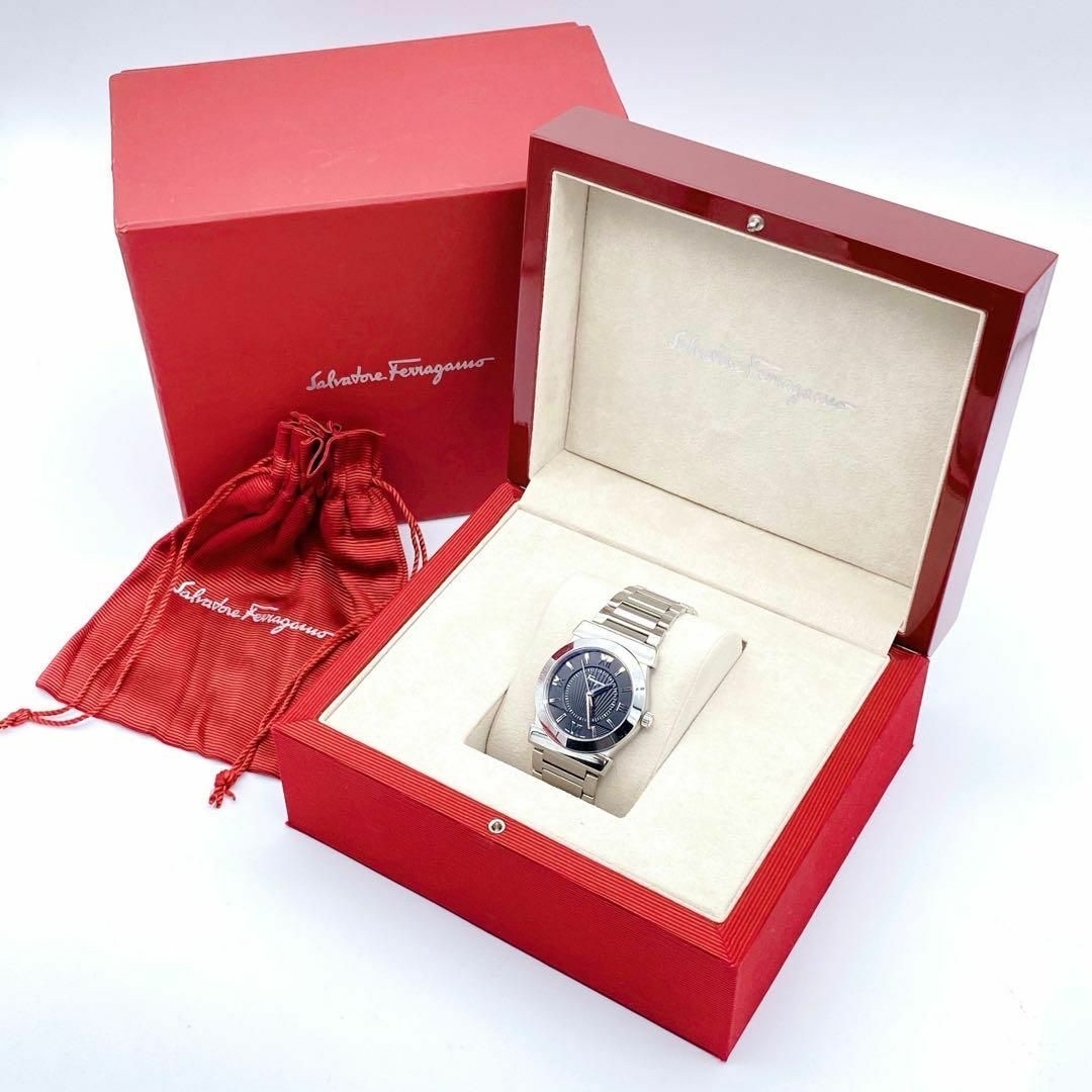 Salvatore Ferragamo(サルヴァトーレフェラガモ)の美品 フェラガモ Salvatore Ferragamo 腕時計 F10 メンズの時計(腕時計(アナログ))の商品写真