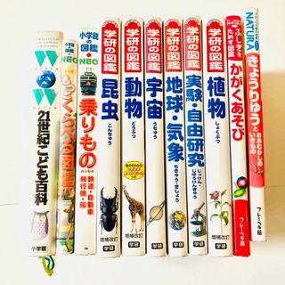 ショウガクカン(小学館)の【お買い得】学研 NATURA 小学館 図鑑11冊セット(絵本/児童書)