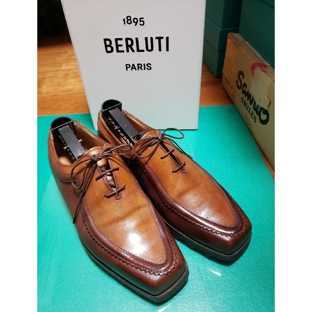 Berluti(ベルルッティ)の【極美品】ベルルッティ　Berluti　ウルティマ　ピカソ　ブラウン　６ メンズの靴/シューズ(ドレス/ビジネス)の商品写真