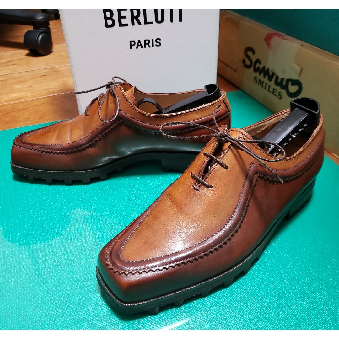 Berluti(ベルルッティ)の【極美品】ベルルッティ　Berluti　ウルティマ　ピカソ　ブラウン　６ メンズの靴/シューズ(ドレス/ビジネス)の商品写真