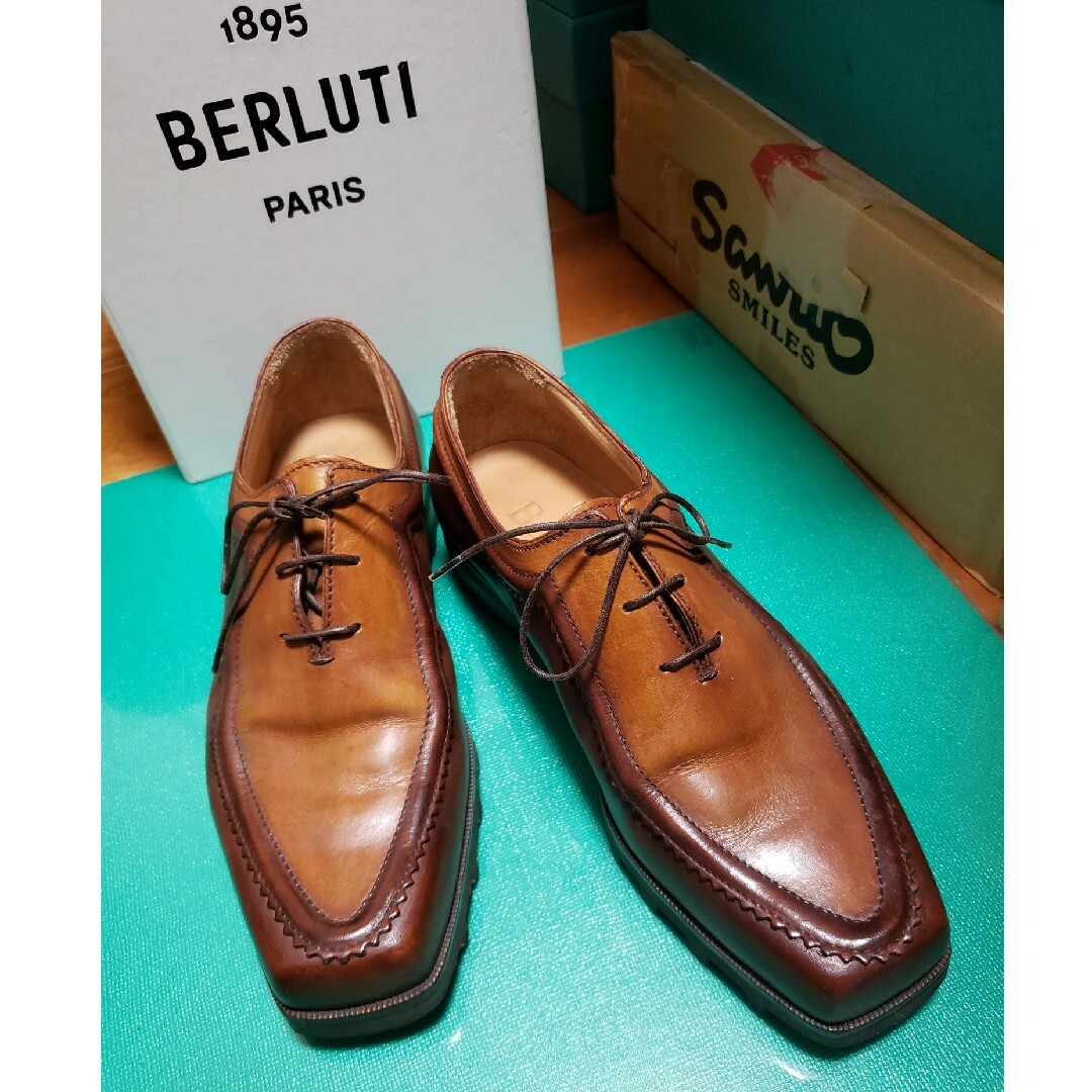 Berluti(ベルルッティ)の【極美品】ベルルッティ　Berluti　ウルティマ　ピカソ　ブラウン　６ メンズの靴/シューズ(ドレス/ビジネス)の商品写真