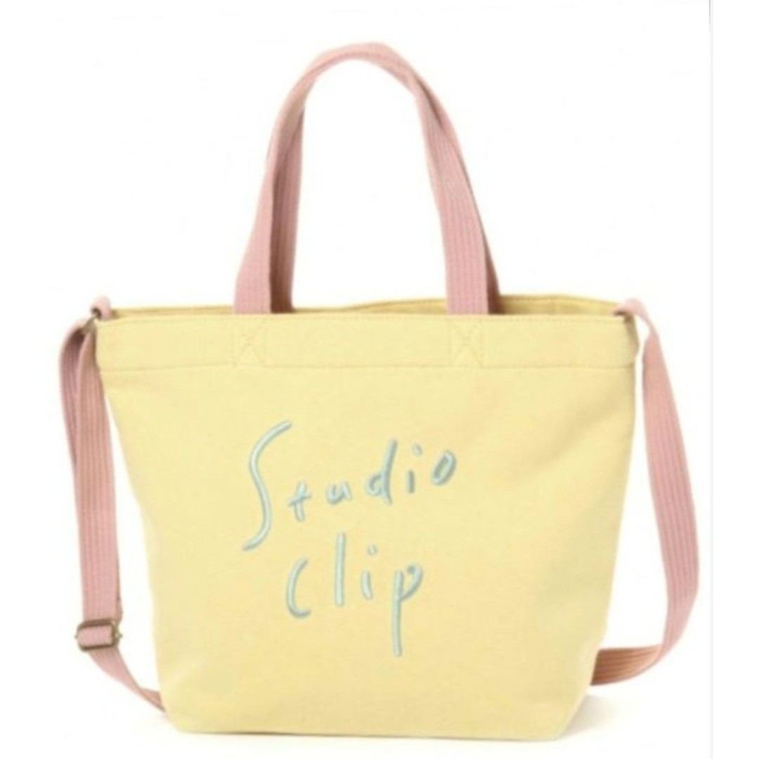 STUDIO CLIP(スタディオクリップ)の新品  studio CLIPスタディオクリップ ロゴ入り 2WAYバッグ レディースのバッグ(ショルダーバッグ)の商品写真