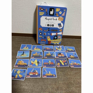 Janod｜ジャノー マグネット・ブック/ビークル(知育玩具)