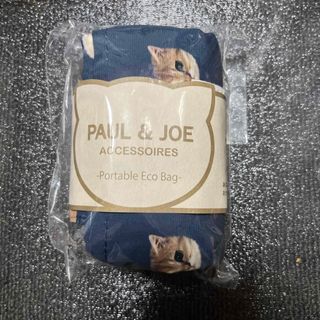 PAUL & JOE - 新品　PAUL&JOE ポール&ジョー エコバッグ ネコ柄 ネイビー 紺