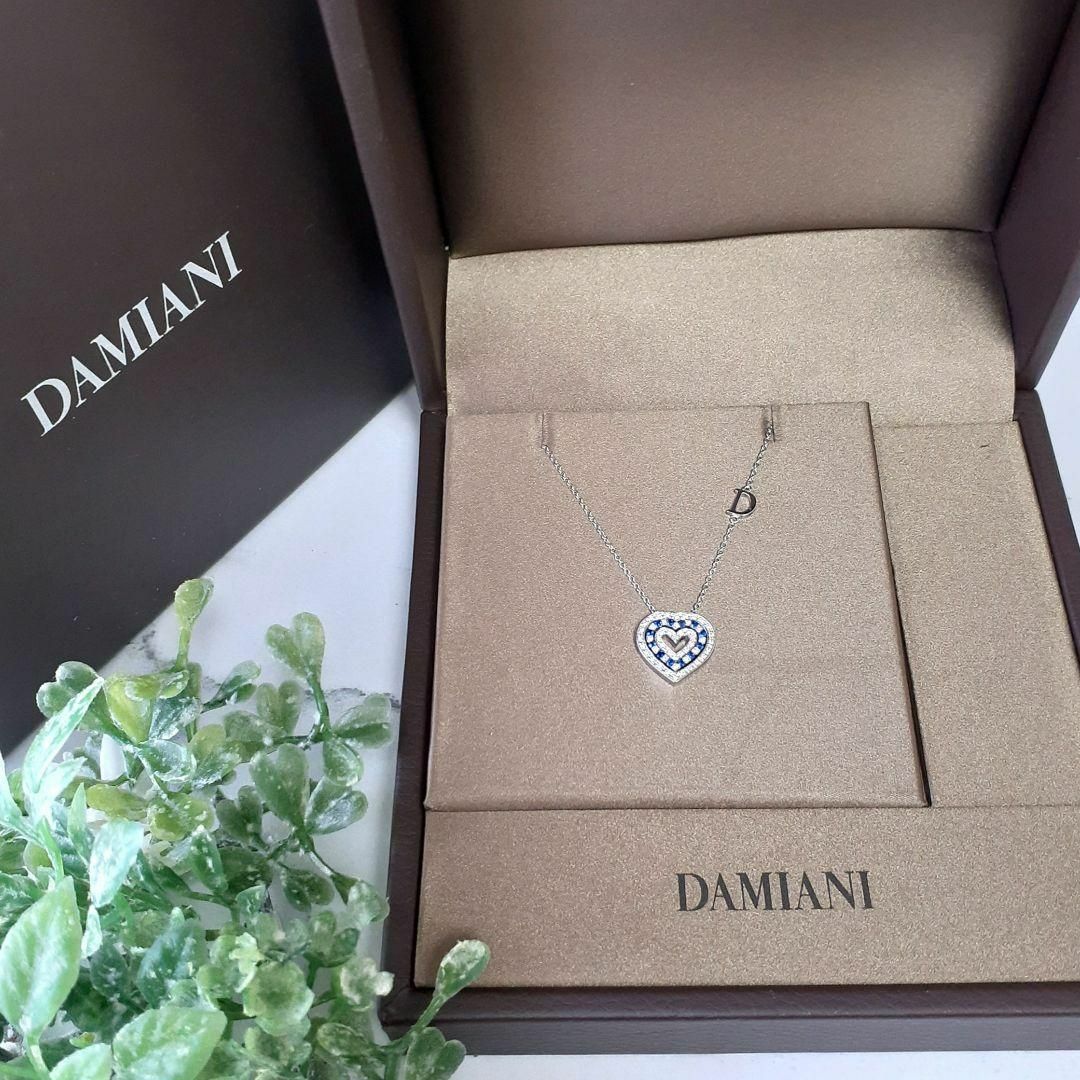 Damiani(ダミアーニ)のダミアーニ　ベルエポック　サファイア　ダイヤ　ハート　ペンダント WG レディースのアクセサリー(ネックレス)の商品写真