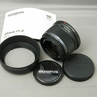 オリンパス(OLYMPUS)のオリンパス　M.ZUIKO DIGITAL25mmF1.8ブラック(レンズ(単焦点))