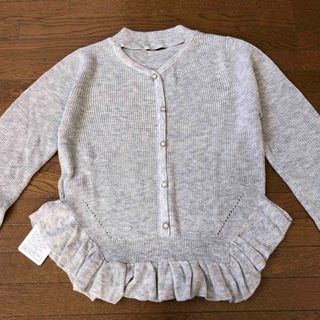 ミッシュマッシュ(MISCH MASCH)の【新品タグつき】美人百花掲載★後ろ姿も可愛い春ニット　グレー(ニット/セーター)