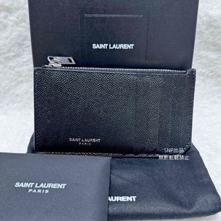 サンローラン(Saint Laurent)の未使用 サンローラン パリ 5フラグメント ジップポーチ カードホルダー 小銭入(コインケース/小銭入れ)