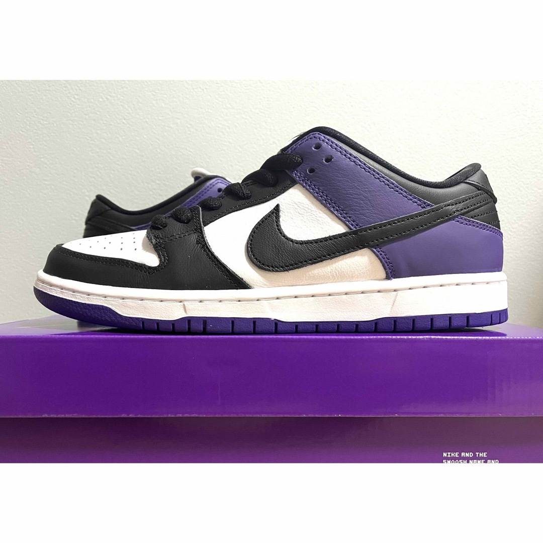 NIKE(ナイキ)の【新品未使用】NIKE DUNK SB LOW コートパープル（27.5cm） メンズの靴/シューズ(スニーカー)の商品写真