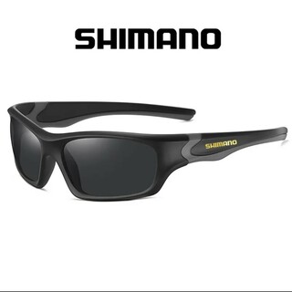 シマノ(SHIMANO)のSHIMANO 偏光サングラス　UV400 ブラック&グレー(サングラス/メガネ)