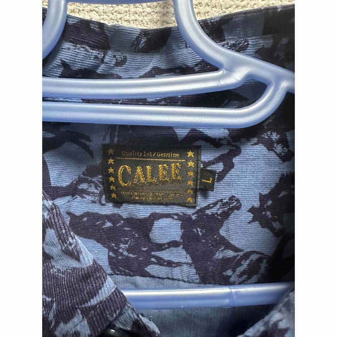 CALEE(キャリー)の[数原龍友着用] calee コーデュロイシャツ　総柄 メンズのトップス(シャツ)の商品写真