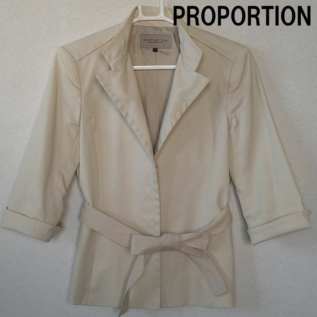 PROPORTION BODY DRESSING(プロポーションボディドレッシング)の★格安 PROPORTION(プロポーション) ジャケット ベージュ★  レディースのジャケット/アウター(テーラードジャケット)の商品写真