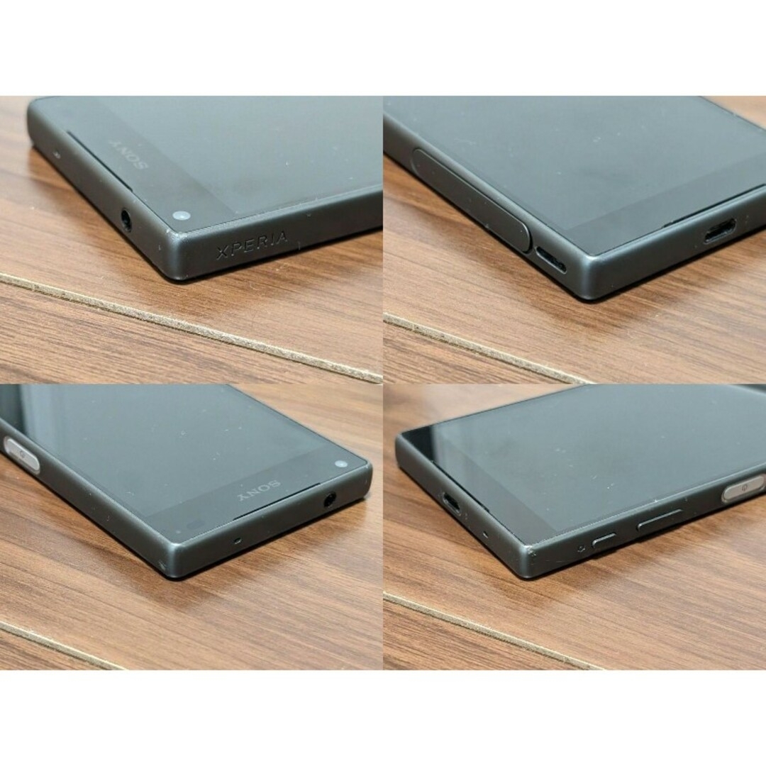 Xperia(エクスペリア)のXperia Z5 Compact Black docomo SO-02H スマホ/家電/カメラのスマートフォン/携帯電話(スマートフォン本体)の商品写真