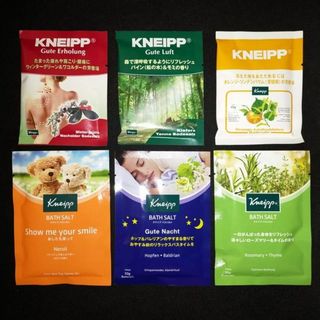 クナイプ(Kneipp)のクナイプ バスソルト 6袋 6種類 入浴剤(入浴剤/バスソルト)