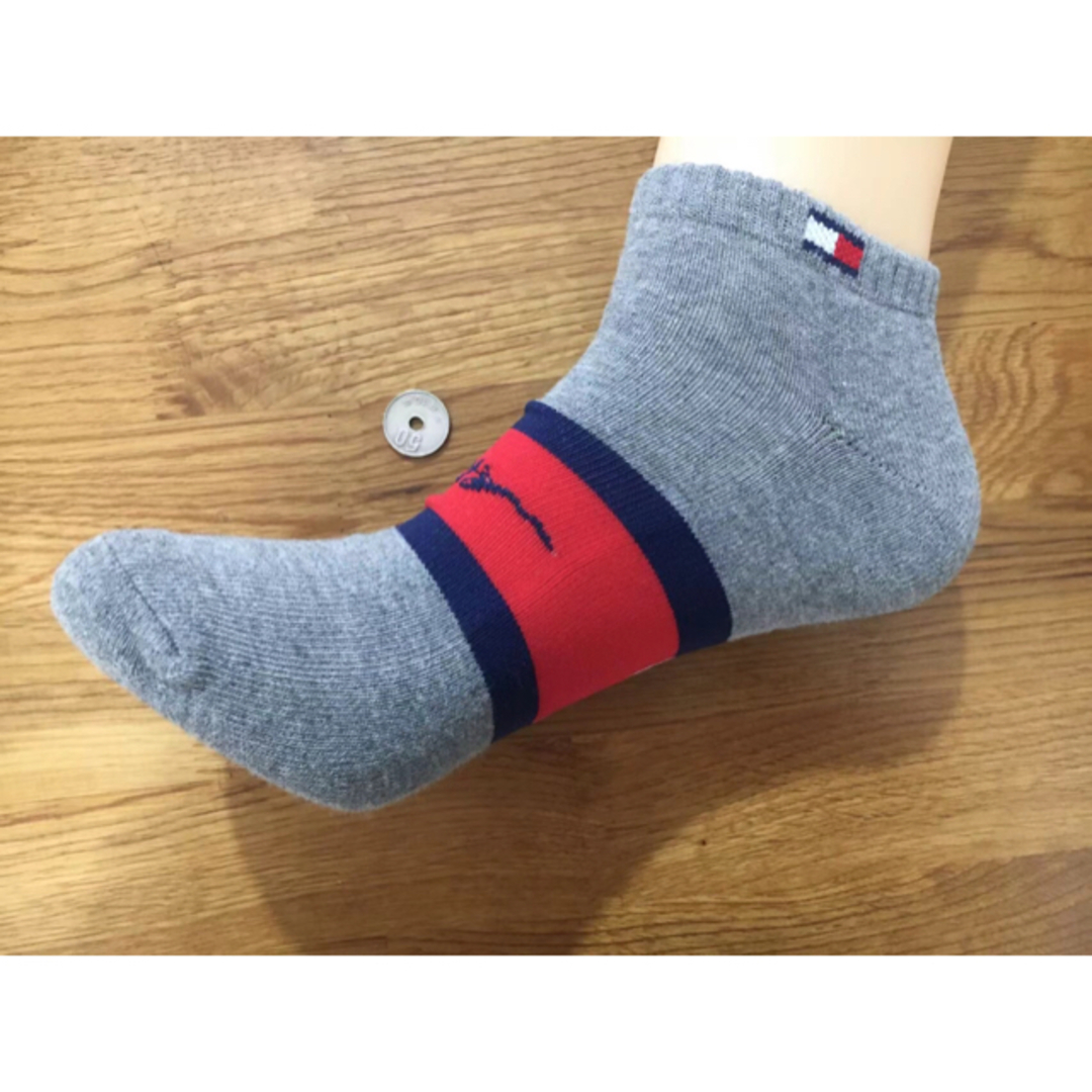 TOMMY HILFIGER(トミーヒルフィガー)の新品トミーヒルフィガーTOMMY HILFIGERメンズ3足セット3839 メンズのレッグウェア(ソックス)の商品写真