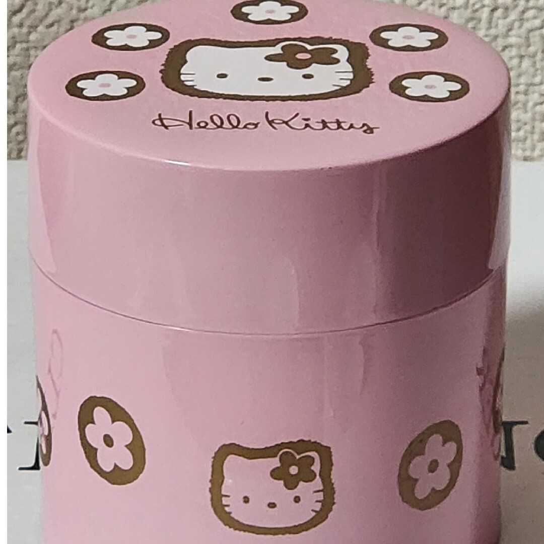 ハローキティ(ハローキティ)のハローキティ　急須　茶筒　湯飲み茶碗　5点セット　HELLO KITTY インテリア/住まい/日用品のキッチン/食器(食器)の商品写真