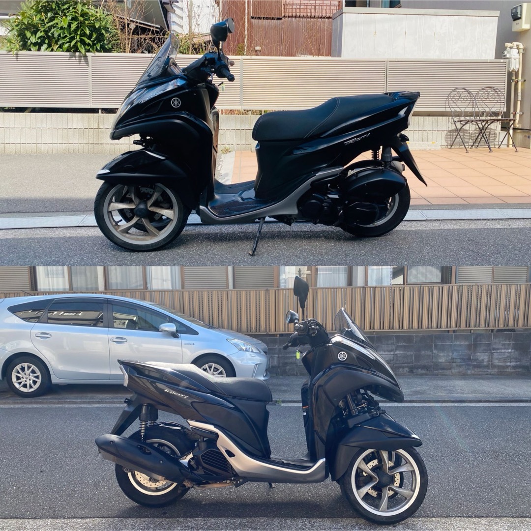 ヤマハ(ヤマハ)のYAMAHAトリシティ125 艶ピカ絶好調♪ 自動車/バイクのバイク(車体)の商品写真