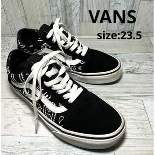 ヴァンズ(VANS)のバンズ VANS スニーカー ペイズリー くつ ブラック レディース シューズ(スニーカー)