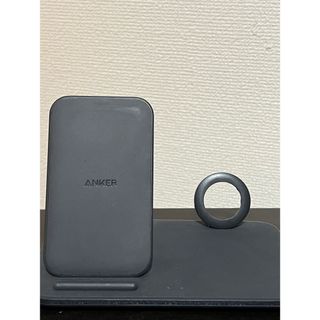 アンカー(Anker)のAnker PowerWave+ 3-in-1 Stand with Watch(バッテリー/充電器)