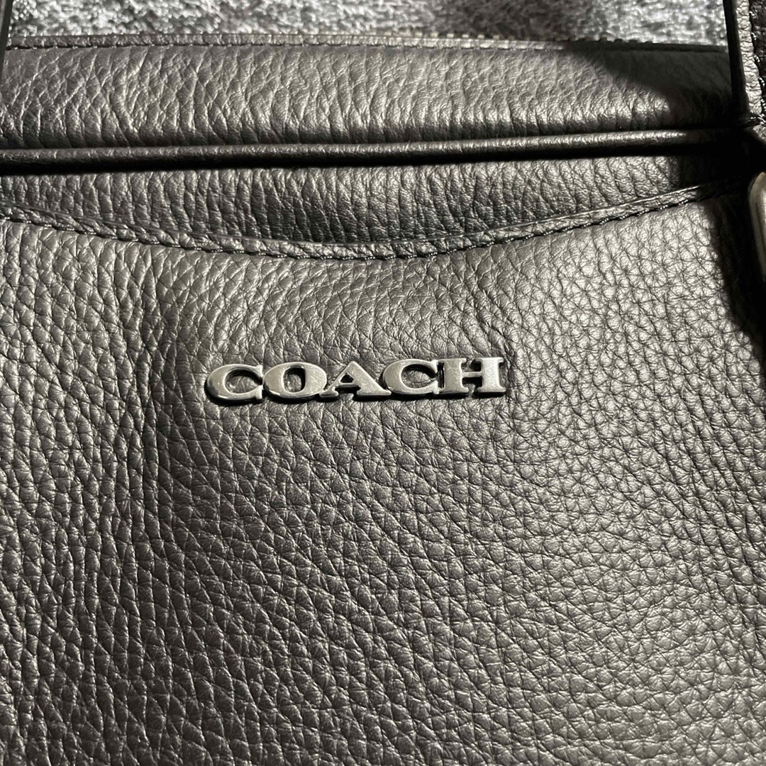 COACH(コーチ)のコーチ COACEH ビジネスバック ブラック 美品 メンズのバッグ(ビジネスバッグ)の商品写真