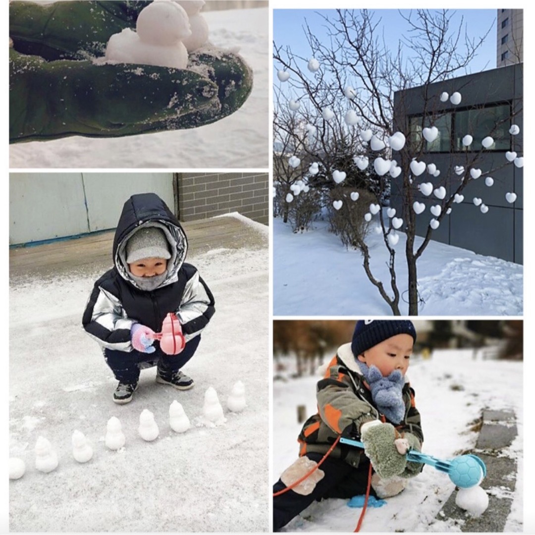 スノーボールメーカー 雪だるま 雪遊び 砂場 砂浜 海 公園 お砂場