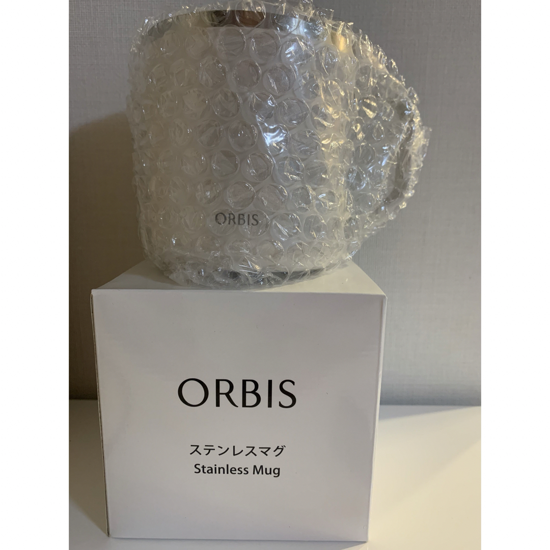 ORBIS(オルビス)のオルビス  ノベルティ　ステンレスマグカップ キッズ/ベビー/マタニティの授乳/お食事用品(マグカップ)の商品写真