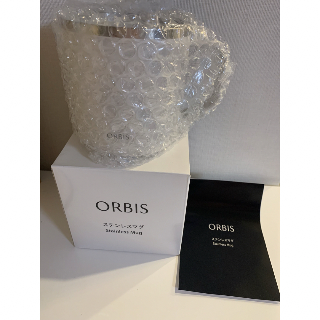 ORBIS(オルビス)のオルビス  ノベルティ　ステンレスマグカップ キッズ/ベビー/マタニティの授乳/お食事用品(マグカップ)の商品写真