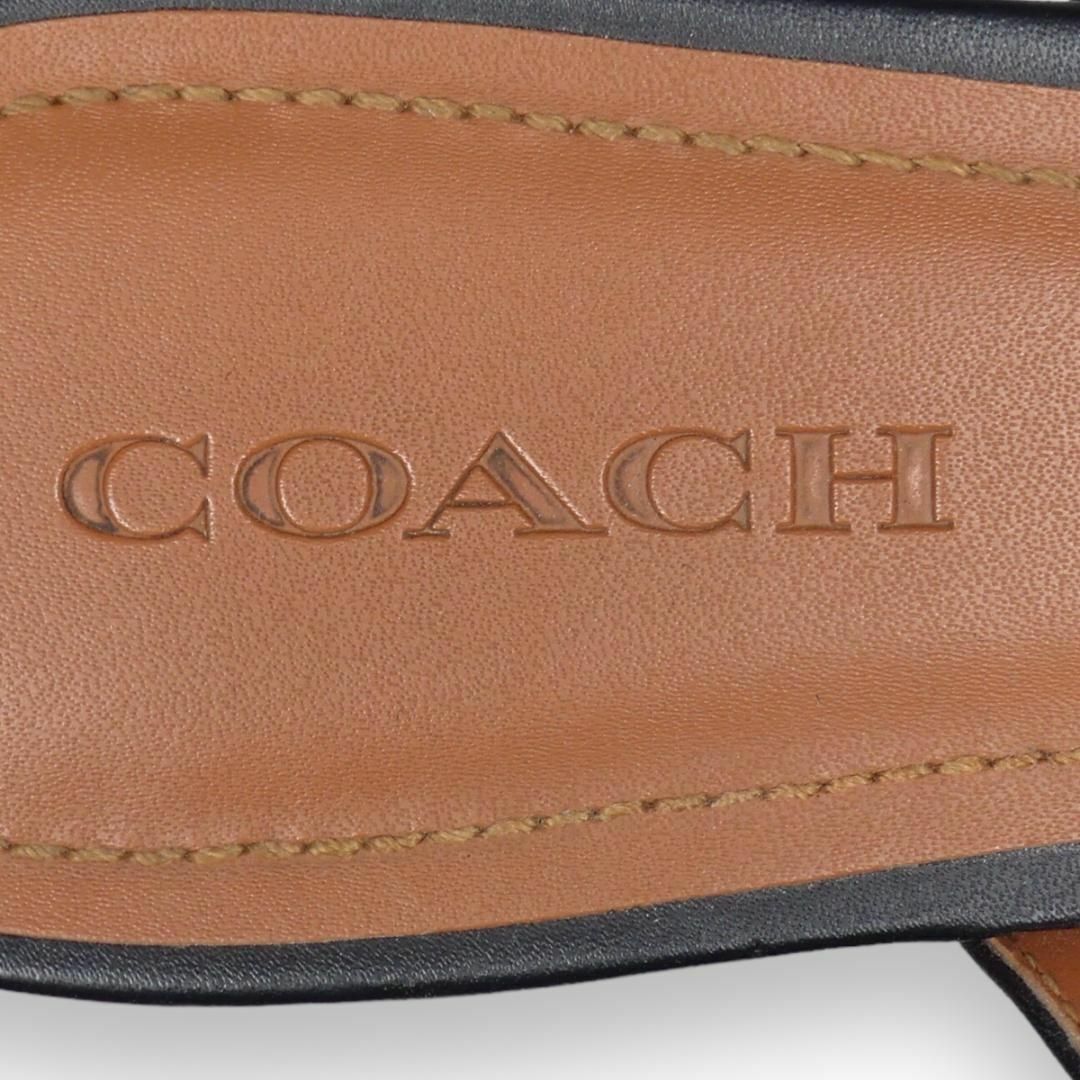 COACH(コーチ)のCOACH コーチ サンダル 25 本革 レザー スリッパ ローファーX7216 レディースの靴/シューズ(サンダル)の商品写真