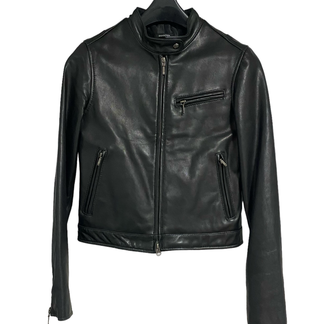 SCHAFFEN シャッフェン ラムレザー シングルライダース M ブラック 黒 SCHAFFEN シャッフェン ラムレザー シングルライダース M ブラック 黒