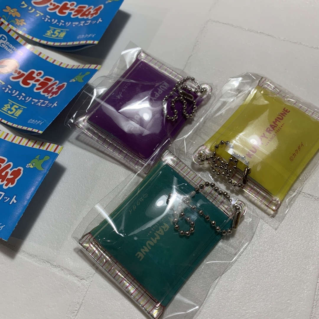 ガチャ　クッピーラムネ　クリアふりふりマスコット　セット エンタメ/ホビーのフィギュア(その他)の商品写真