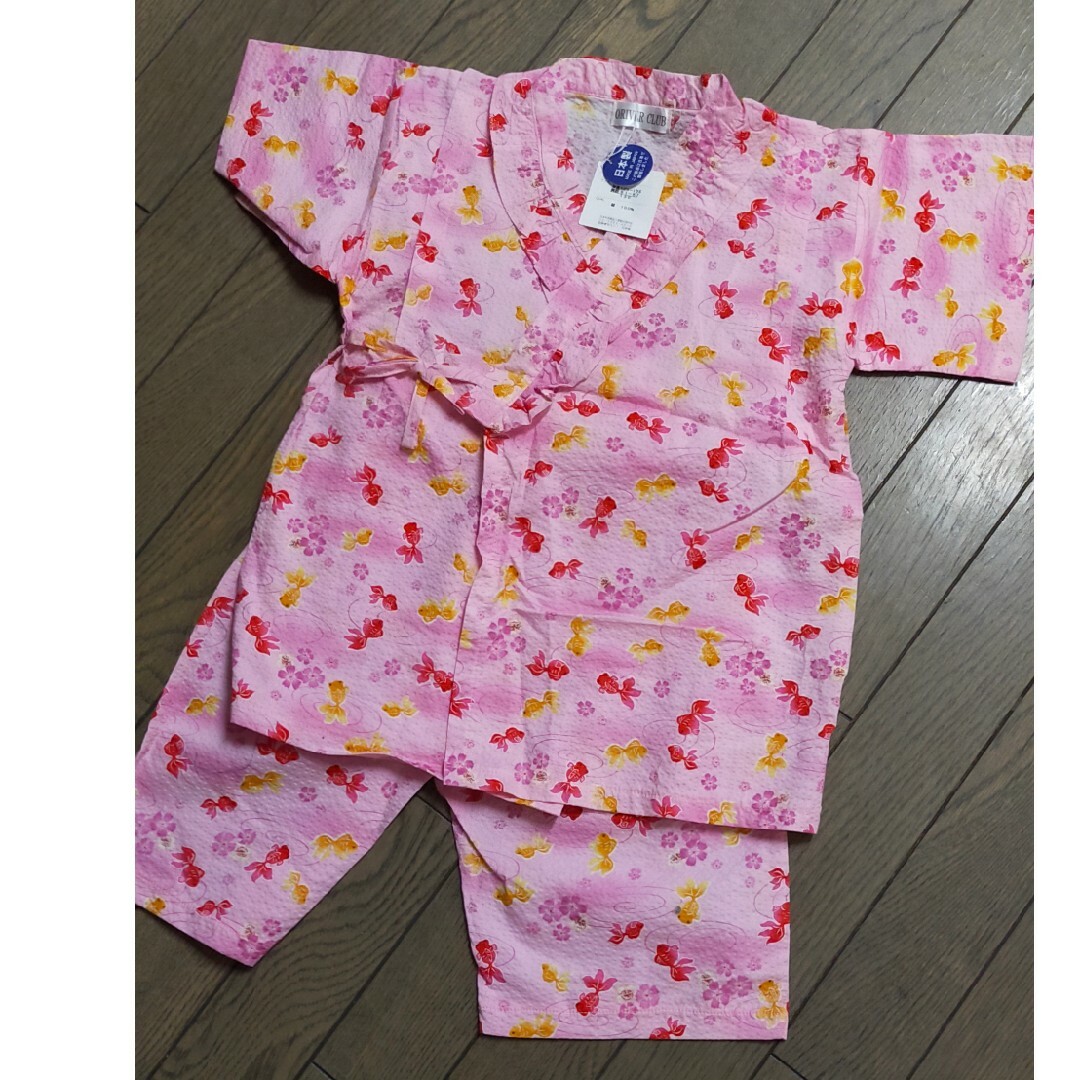 甚平 キッズ/ベビー/マタニティのキッズ服女の子用(90cm~)(甚平/浴衣)の商品写真