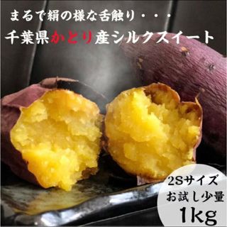 今季分間も無く終了　千葉県かとり産　シルクスイート　SSサイズ　1kg (野菜)