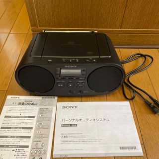 ソニー(SONY)のソニー CDラジオ ZS-S40 ブラック(1台)(その他)