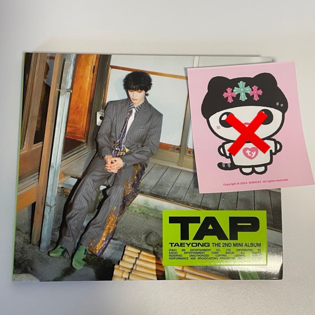 NCT テヨン アルバム CD TAP デジパック 未再生 最大81%オフ! - K